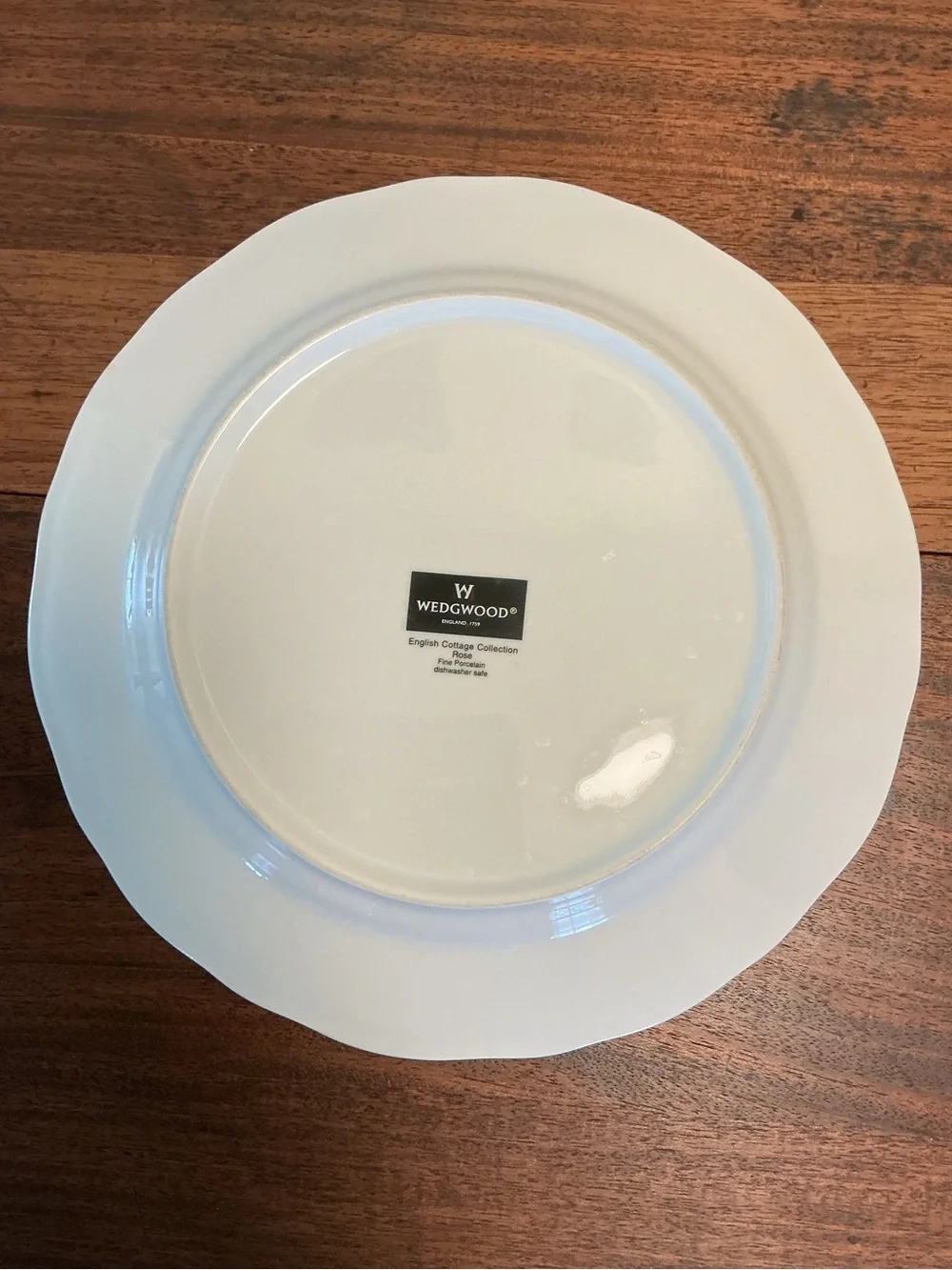 Wedgwood English Cottage Collection Rose Dinner Plates Set of 3